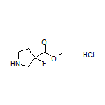 Methyl 3-Fluoropyrrolidine-3-carboxylate Hydrochloride