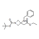 1-Boc-3-(benzylamino)-3-(2-ethoxy-2-oxoethyl)azetidine