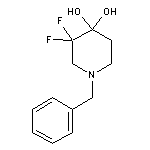 1-Benzyl-3,3-difluoropiperidine-4,4-diol