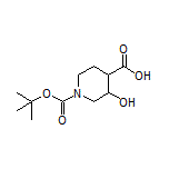 1-Boc-3-hydroxypiperidine-4-carboxylic Acid