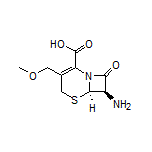 (6R,7R)-7-Amino-3-(methoxymethyl)-8-oxo-5-thia-1-azabicyclo[4.2.0]oct-2-ene-2-carboxylic Acid