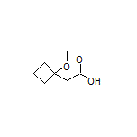 2-(1-Methoxycyclobutyl)acetic Acid