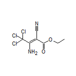 Ethyl (Z)-3-Amino-4,4,4-trichloro-2-cyano-2-butenoate