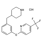 2-(3-Piperidin-4-Ylmethyl-Phenoxy)-5-Trifluoromethyl-Pyridine Hydrochloride