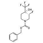 Cis-Benzyl 3-Fluoro-4-Hydroxy-4-(Trifluoromethyl)Piperidine-1-Carboxylate