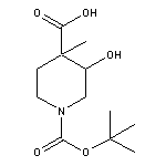 1-(Tert-Butoxycarbonyl)-3-Hydroxy-4-Methylpiperidine-4-Carboxylic Acid