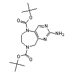 2-Amino-6,7-Dihydro-9H-Pyrimido[5,4-E][1,4]Diazepine-5,8-Dicarboxylic Acid Di-Tert-Butyl Ester