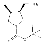 Cis-Tert-Butyl 3-(Aminomethyl)-4-Methylpyrrolidine-1-Carboxylate