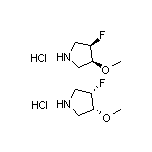 cis-3-Fluoro-4-methoxypyrrolidine Hydrochloride