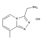 C-(8-Methyl-[1,2,4]Triazolo[4,3-A]Pyridin-3-Yl)-Methylamine Hydrochloride