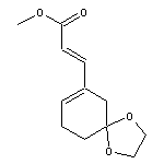 (E)-methyl 3-(1,4-dioxaspiro[4.5]dec-7-en-7-yl)acrylate