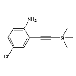 4-chloro-2-((trimethylsilyl)ethynyl)aniline