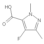 4-fluoro-1,3-dimethyl-1H-pyrazole-5-carboxylic acid