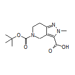 5-Boc-2-methyl-4,5,6,7-tetrahydro-2H-pyrazolo[4,3-c]pyridine-3-carboxylic Acid