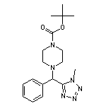 tert-butyl 4-((1-methyl-1H-tetrazol-5-yl)(phenyl)methyl)piperazine-1-carboxylate