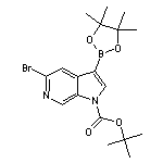 Tert-Butyl 5-Bromo-3-(4,4,5,5-Tetramethyl-1,3,2-Dioxaborolan-2-Yl)-1H-Pyrrolo[2,3-C]Pyridine-1-Carboxylate