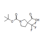 1-Boc-3-(trifluoromethyl)pyrrolidine-3-carboxylic Acid