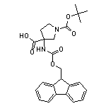 3-((((9H-Fluoren-9-Yl)Methoxy)Carbonyl)Amino)-1-(Tert-Butoxycarbonyl)Pyrrolidine-3-Carboxylic Acid