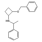 2-(benzyloxy)-N-(1-phenylethyl)cyclobutanamine