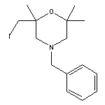 4-Benzyl-2-(iodomethyl)-2,6,6-trimethylmorpholine