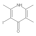 3-Iodo-2,5,6-Trimethylpyridin-4-Ol