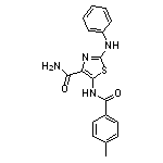 5-(4-methylbenzamido)-2-(phenylamino)thiazole-4-carboxamide