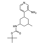 4-[3-(Boc-amino)-5-methylcyclohexyl]pyridin-3-amine