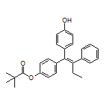 (E)-4-[1-(4-Hydroxyphenyl)-2-phenyl-1-buten-1-yl]phenyl Pivalate