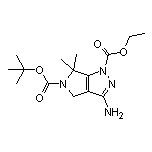 5-tert-Butyl 1-Ethyl 3-Amino-6,6-dimethylpyrrolo[3,4-c]pyrazole-1,5(4H,6H)-dicarboxylate