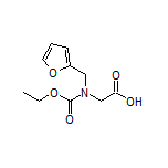 2-[(Ethoxycarbonyl)(2-furylmethyl)amino]acetic Acid