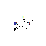 3-Ethynyl-3-hydroxy-1-methylpyrrolidin-2-one