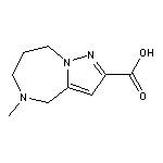 5-methyl-5,6,7,8-tetrahydro-4H-pyrazolo[1,5-a][1,4]diazepine-2-carboxylic acid