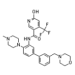 6-hydroxy-N-(4-(4-methylpiperazin-1-yl)-3’-(morpholinomethyl)-[1,1’-biphenyl]-3-yl)-4-(trifluoromethyl)nicotinamide