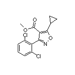 Methyl 5-Cyclopropyl-3-(2,6-dichlorophenyl)isoxazole-4-carboxylate