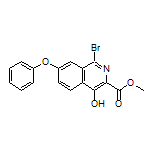 Methyl 1-Bromo-4-hydroxy-7-phenoxyisoquinoline-3-carboxylate