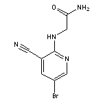 2-((5-bromo-3-cyanopyridin-2-yl)amino)acetamide