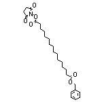 1-benzyl 16-(2,5-dioxopyrrolidin-1-yl) hexadecanedioate