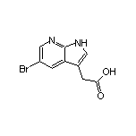 2-(5-Bromo-1H-pyrrolo[2,3-b]pyridin-3-yl)acetic Acid