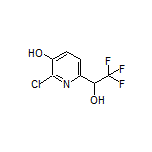 2-Chloro-6-(2,2,2-trifluoro-1-hydroxyethyl)pyridin-3-ol