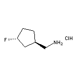 (trans-3-Fluorocyclopentyl)methanamine Hydrochloride