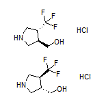 [trans-4-(Trifluoromethyl)-3-pyrrolidinyl]methanol Hydrochloride