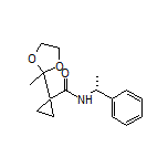 (R)-1-(2-Methyl-1,3-dioxolan-2-yl)-N-(1-phenylethyl)cyclopropanecarboxamide