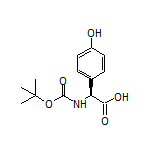 (S)-2-(Boc-amino)-2-(4-hydroxyphenyl)acetic Acid