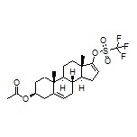 10,13-Dimethyl-17-[[(trifluoromethyl)sulfonyl]oxy]-2,3,4,7,8,9,10,11,12,13,14,15-dodecahydro-1H-cyclopenta[a]phenanthren-3-yl (3S,8R,9S,10R,13S,14S)-Acetate