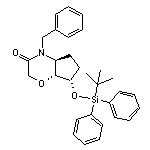 Racemic-(4aS,7S,7aR)-4-benzyl-7-(tert-butyldiphenylsilyloxy)hexahydrocyclopenta[b][1,4]oxazin-3(2H)-one