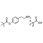 4-(2-Aminoethyl)Phenyl Pivalate 2,2,2-Trifluoroacetate