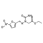 (E)-Ethyl 2-(1-Carbamoyl-2-((5-Nitrofuran-2-Yl)Methylene)Hydrazinyl)Acetate