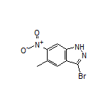 3-Bromo-5-methyl-6-nitro-1H-indazole