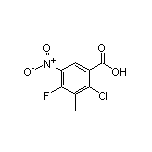 2-Chloro-4-fluoro-3-methyl-5-nitrobenzoic Acid