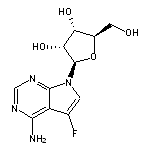 (2R,3R,4S,5R)-2-(4-amino-5-fluoro-7H-pyrrolo[2,3-d]pyrimidin-7-yl)-5-(hydroxymethyl)tetrahydrofuran-3,4-diol